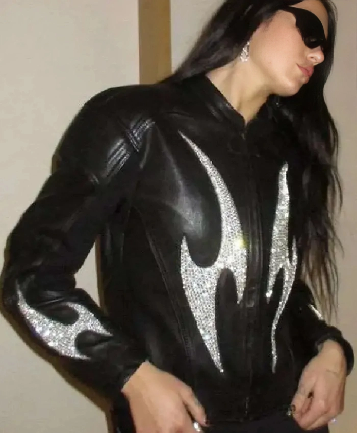 Dua Lipa Nostalgia Tour Leather Jacket