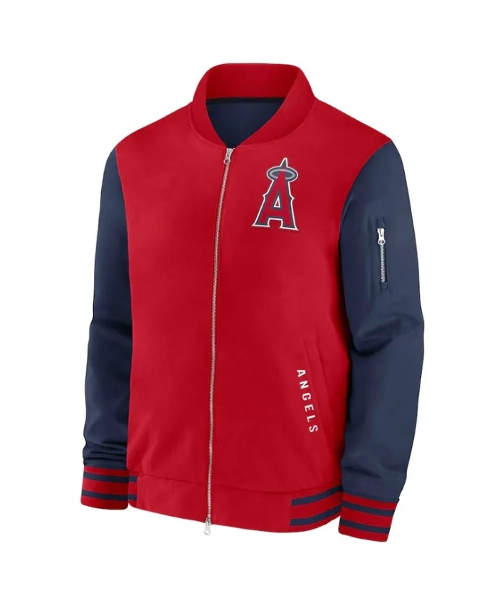 Dugout LA Angels Collection RedNavy Bomber Jacket