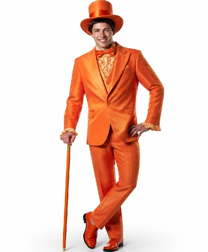 Dumb and Dumber Jeff Daniels and Jim Carrey Suits Orange