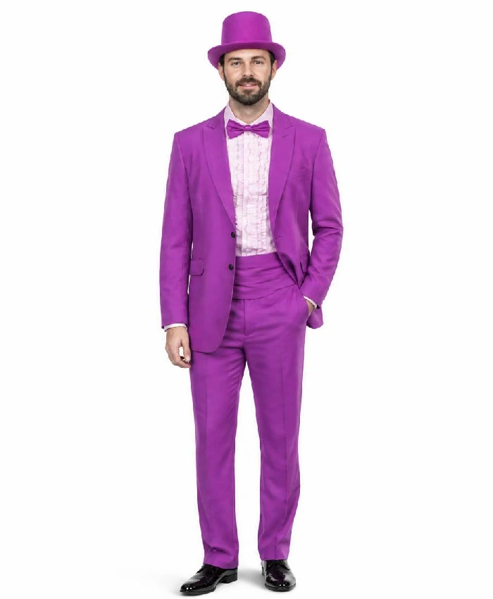 Dumb and Dumber Jeff Daniels and Jim Carrey Suits Purple