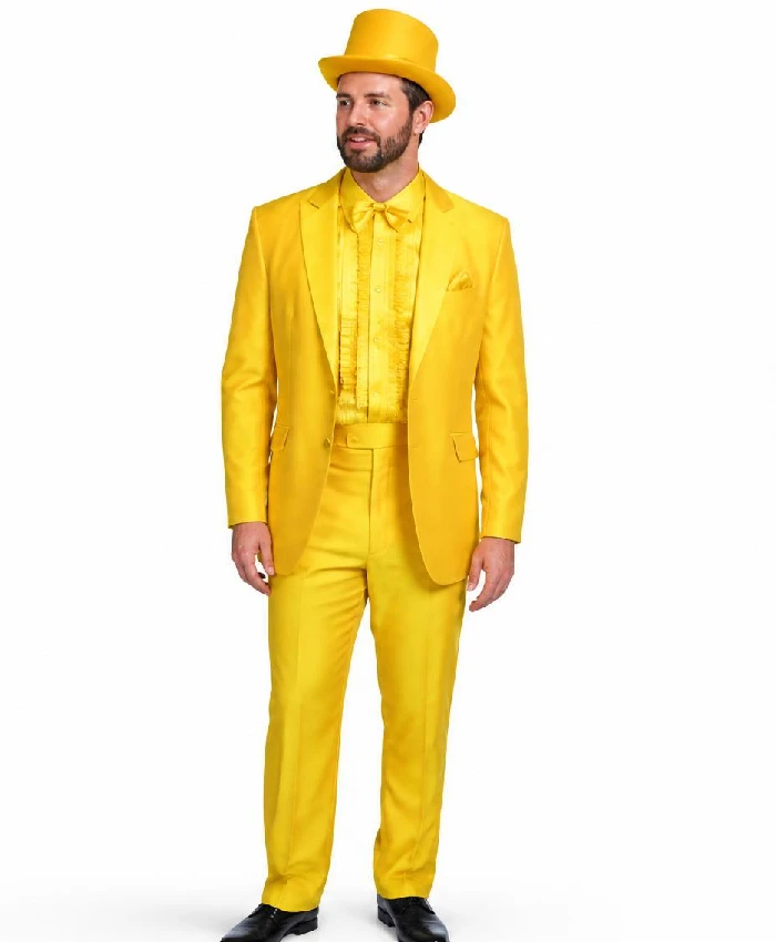 Dumb and Dumber Jeff Daniels and Jim Carrey Suits Yellow