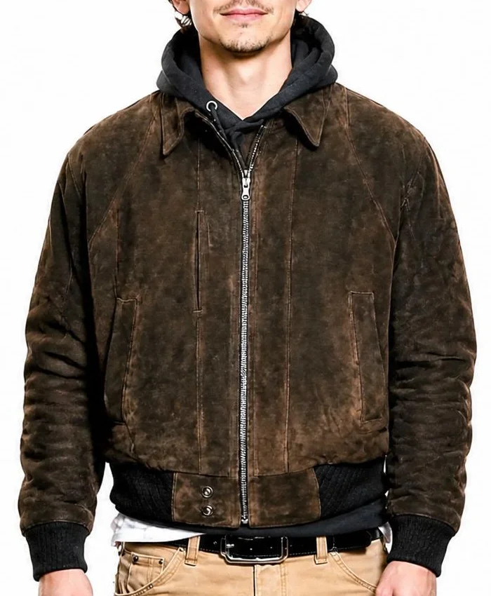 Dune Part Three 2026 Timothee Chalamet Suede Jacket Mens