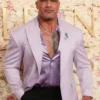 Dwayne Johnson 82nd Annual Golden Globe Awards Light Lavender Blazer
