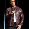 Dwayne Johnson CinemaCon Burgundy Jacket