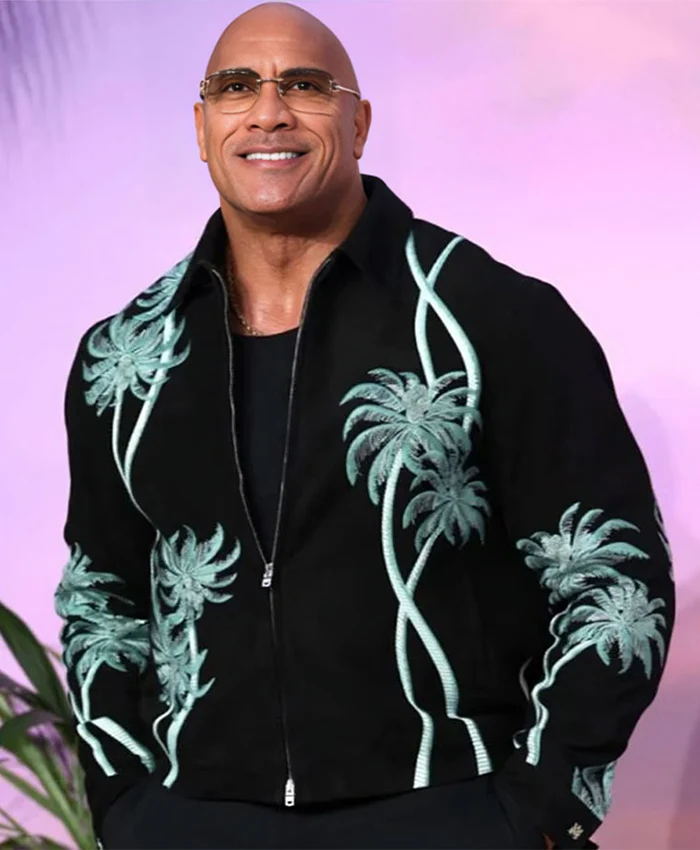 Dwayne Johnson Moana 2 UK Premiere Black Jacket