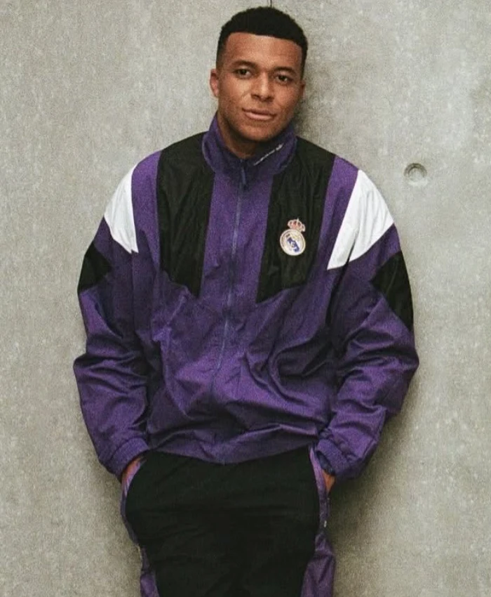 EA Sports FC 27 Cover Star Mbappe Real Madrid Adidas Purple Jacket