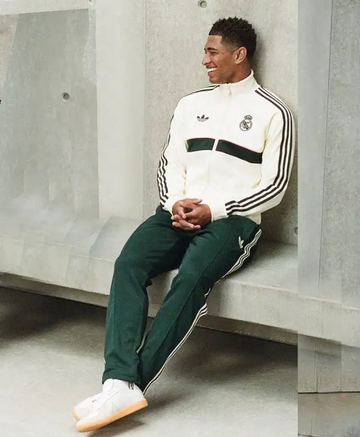 EA Sports FC 27 Jude Bellingham White Adidas Real Madrid Fleece Jacket