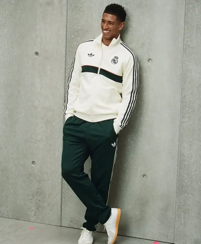 EA Sports FC 27 Jude Bellingham White Adidas Real Madrid Jacket