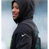 Eagles 2025 Saquon Barkley Inspire Change Black Hoodie