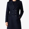 Ebenezer A Christmas Carol 2026 Johnny Depp Blue Coat Womens