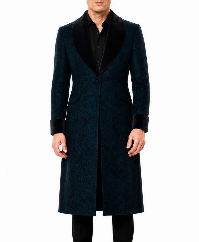 Ebenezer A Christmas Carol 2026 Johnny Depp Trench Coat Mens