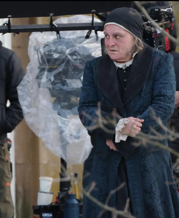 Ebenezer A Christmas Carol 2026 Johnny Depp Trench Coat