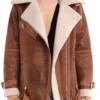Eden McCoy TV Series General Hospital 2024 Josslyn Jacks Oversized PU Leather Jacket