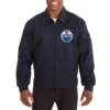 Edmonton Oilers Workwear Navy Cotton Jacket