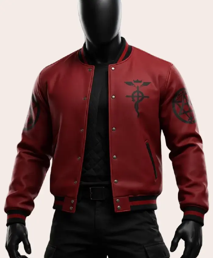 Edward Fullmetal Alchemist Varsity Jacket