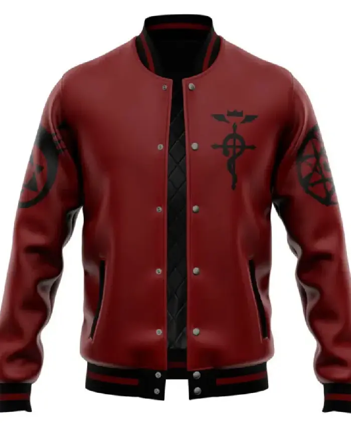 Edward Fullmetal Alchemist Varsity Jacket - Image 2