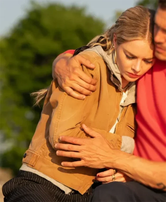 Eenie Meanie Samara Weaving Brown Jacket