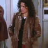 Elaine Benes Seinfeld Brown Leather Jacket