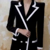 Elite Season 08 Roberta Contrasting Black Blazer For Sale