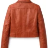 Elle Fanning Margos Got Money Troubles Leather Jacket