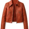 Elle Fanning Margos Got Money Troubles Leather Jacket For Sale