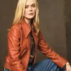 Elle Fanning Margos Got Money Troubles Leather Jacket Sale
