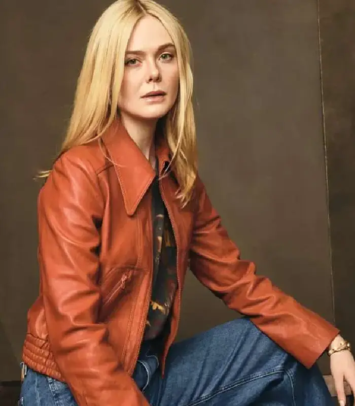 Elle Fanning Margos Got Money Troubles Leather Jacket Sale