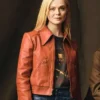 Elle Fanning Margos Got Money Troubles Leather Jackt