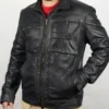 Elnor Star Trek Picard Season 02 Evan Evagora Leather Black Jacket