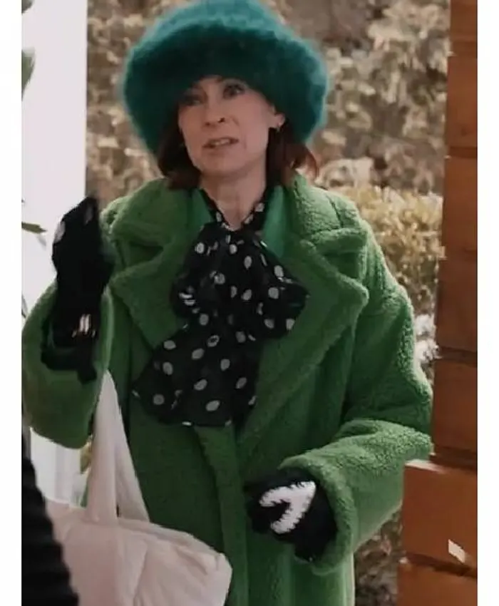Elsbeth S02 Carrie Preston Green Fur Coat
