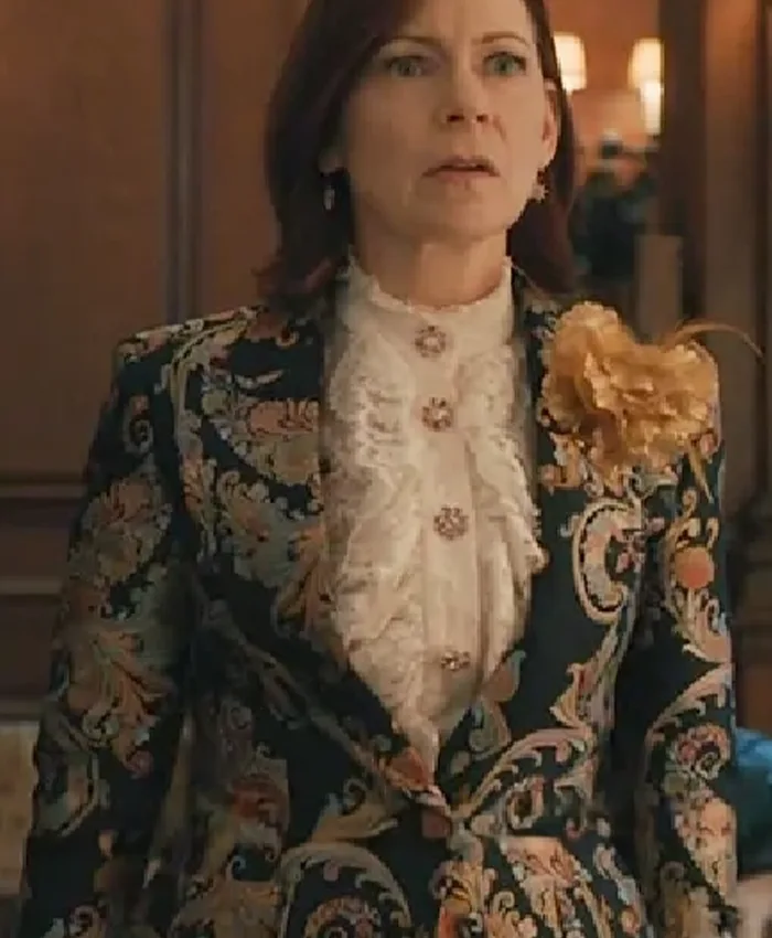 Elsbeth S02 Carrie Preston Paisley Jacquard Printed Blazer