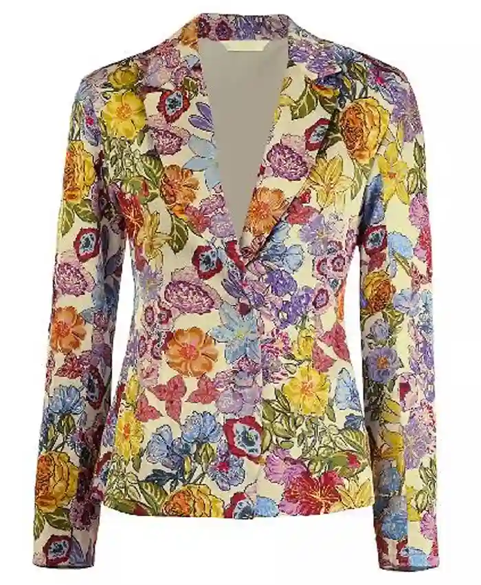 Elsbeth S02 Carrie Preston Floral Blazer - Image 2