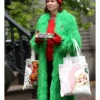 Elsbeth S03 Carrie Preston Green Fur Coat