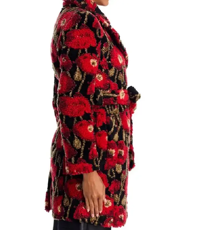 Elsbeth S3 Carrie Preston Sherpa Coat - Image 4