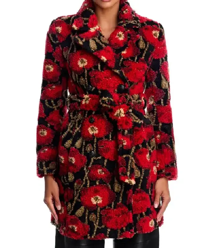 Elsbeth S3 Carrie Preston Sherpa Coat - Image 3