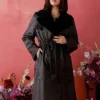 Emilia Perez Selena Gomez Black Coat