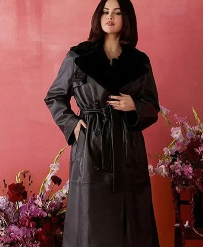Emilia Perez Selena Gomez Black Coat