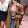 Emilia Perez Selena Gomez Brown Trench Coat