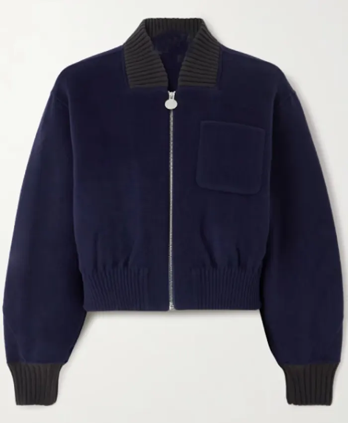 Emily Alabi FBI S07 Blue Bomber Jacket