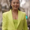 Emily In Paris Ashley Park Neon Cropped Jacket