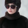 Emily In Paris Lily Collins Black Fur Turtleneck 1