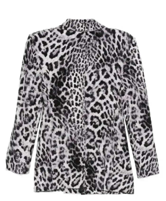 Emily In Paris S05 Ashley Park Leopard Print Blazer Back
