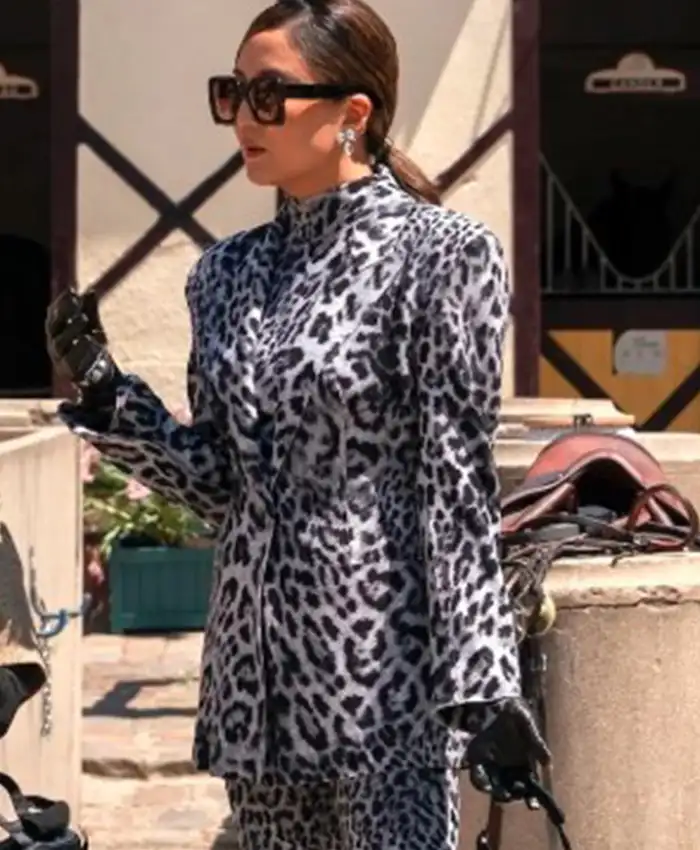 Emily In Paris S05 Ashley Park Leopard Print Blazer