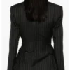 Emily In Paris S05 Ashley Park Pinstriped Blazer Back