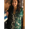 Emily In Paris S05 Laurence Gormezano Green Wrap Coat