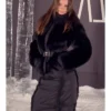 Emily Ratajkowski FW26 Black Coat
