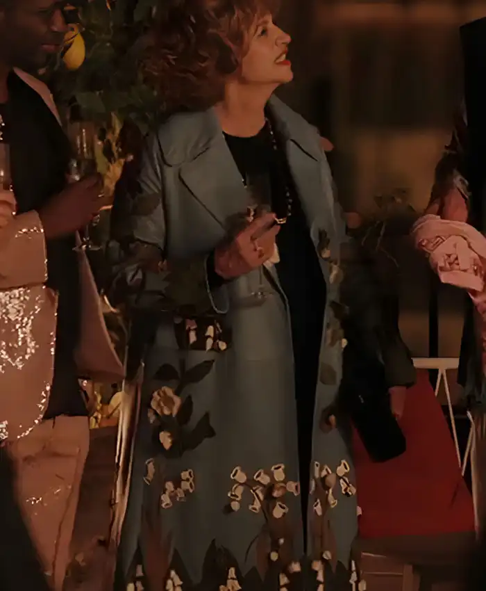 Emily In Paris Anna Galiena Floral Embroidered Coat