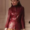 Emily In Paris S04 Emily Cooper Leather Jacket