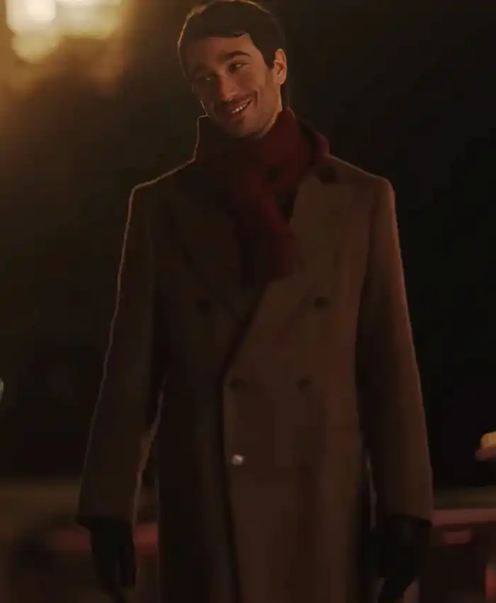 Emily In Paris S04 Eugenio Franceschini Brown Trench Coat For Sale