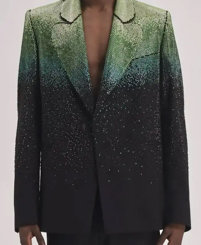 Emily In Paris Samuel Arnold Gradient Embellished Blazer